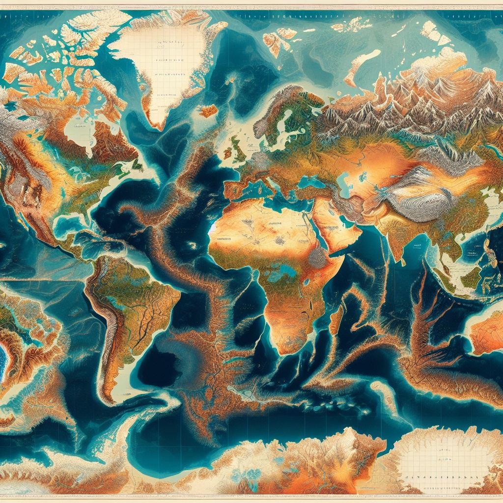 Valley Map Illustration Generator